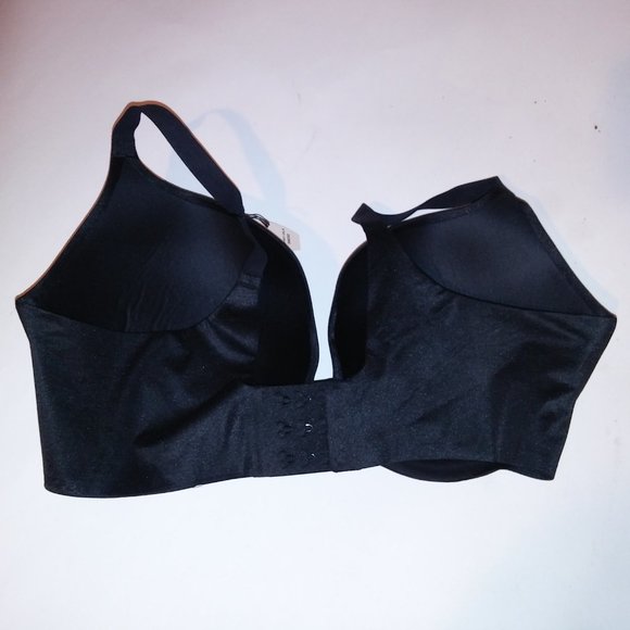 Victoria Secret Bra 38DD Push Up Solid Black Underwire New - Picture 11 of 11